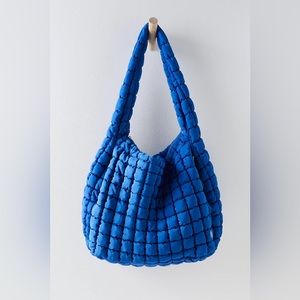 Free People carryall lapis blue brand new
